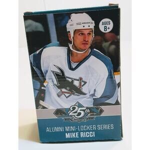 SJ SHARKS ALUMNI MINI-LOCKER MIKE RICCI